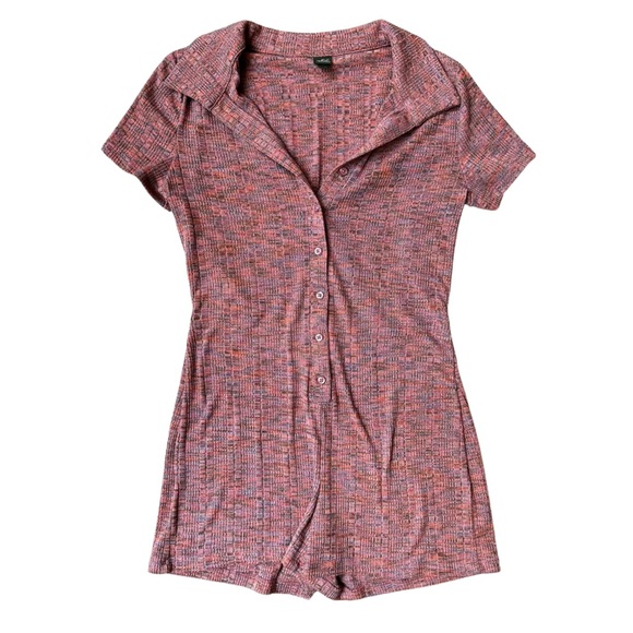 Wild Fable Polo Ribbed Knit Romper - Picture 4 of 7